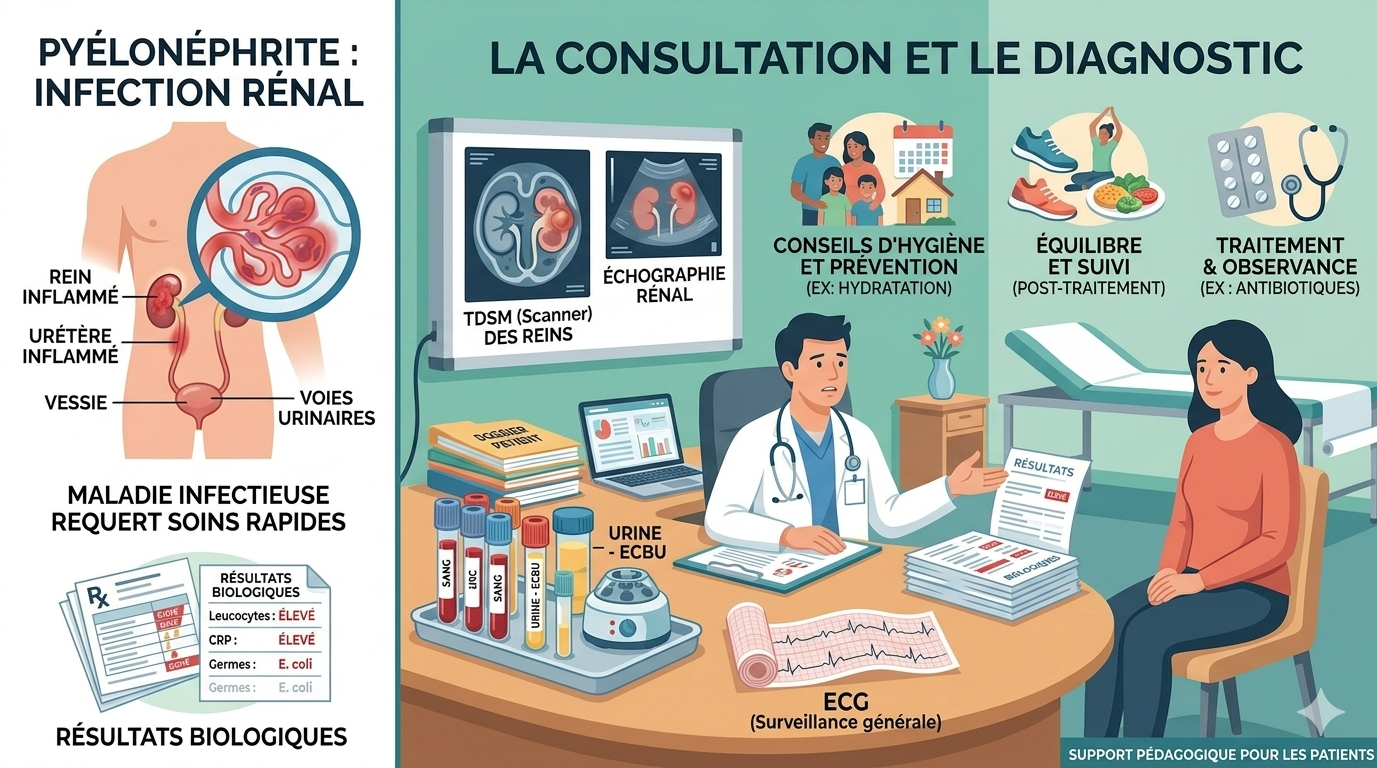 Pyélonéphrites et infections urinaires récidivantes — guide patient